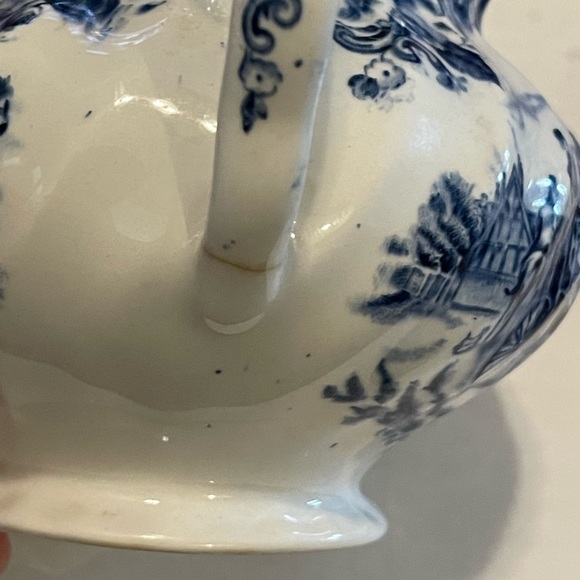 Vintage Johnson Brothers Coaching Scenes Sugar Bowl no lid small chip - Picture 4 of 5